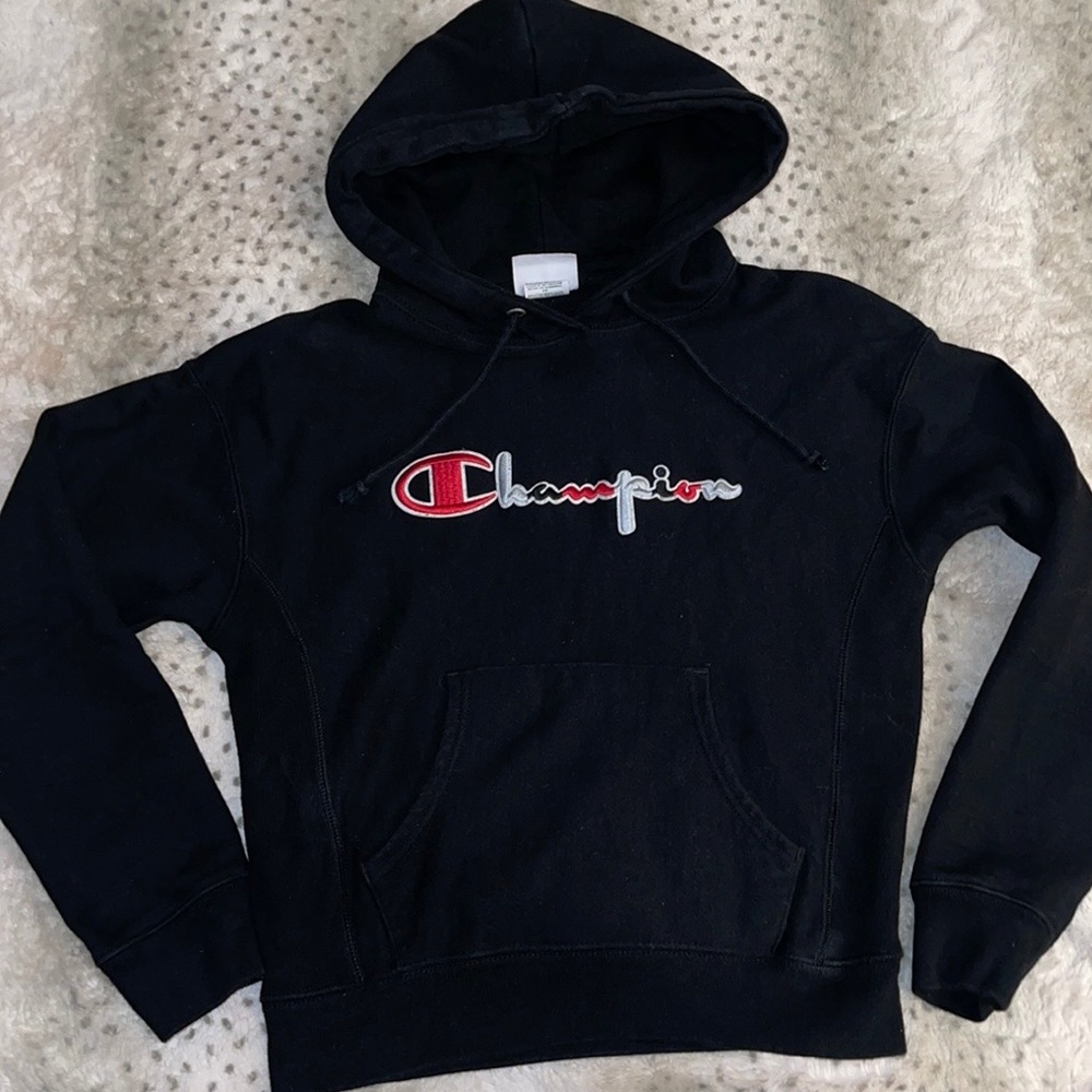 Uo Champion Reverse Weave Logo Script Hoodie - image 2